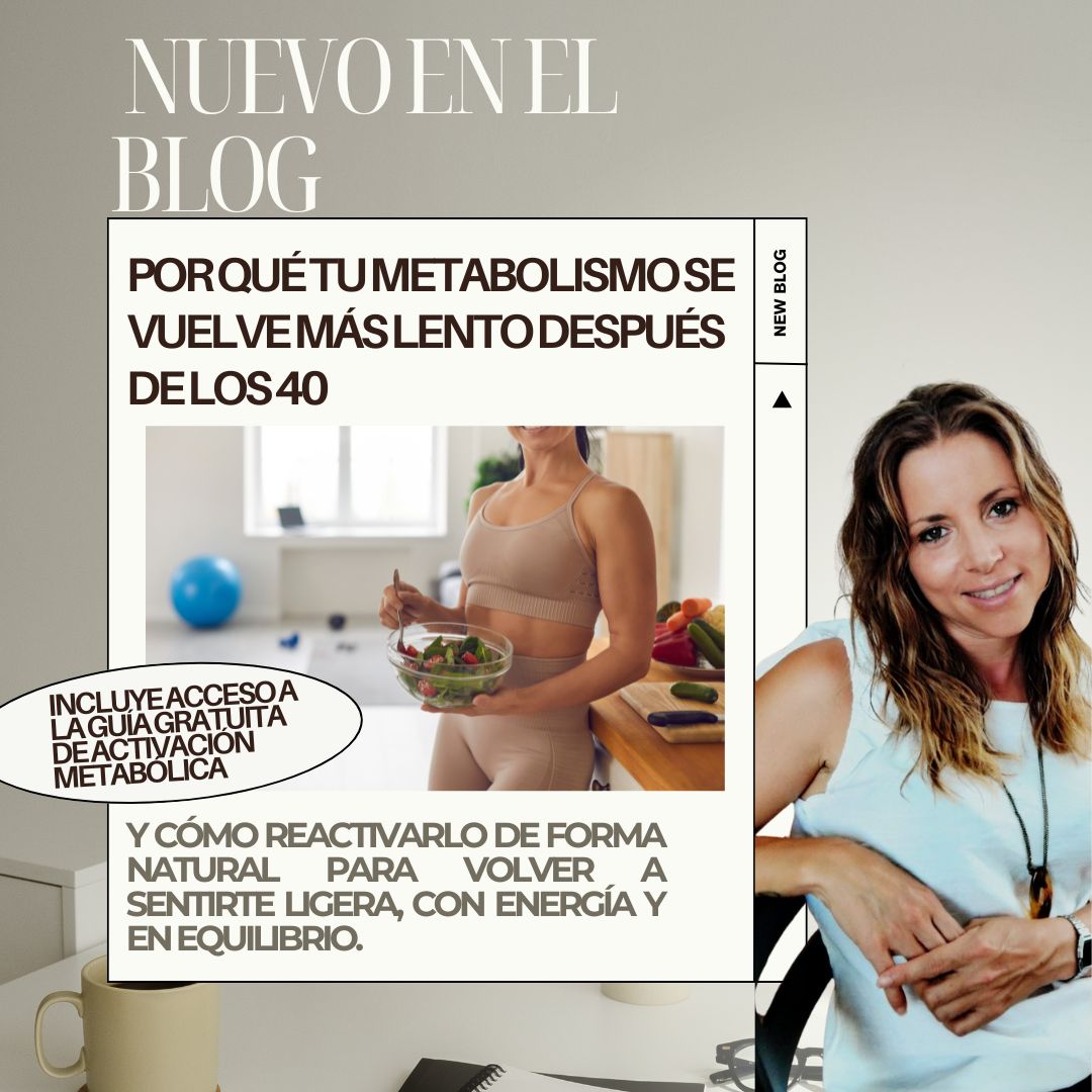 Por qué tu metabolismo se vuelve más lento después de los 40 (y cómo activarlo de forma natural)
