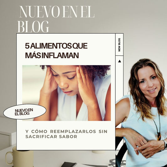 Alimentos inflamatorios y sus sustitutos saludables