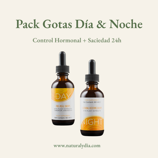 Pack Gotas Día & Noche – Control Hormonal + Saciedad 24h